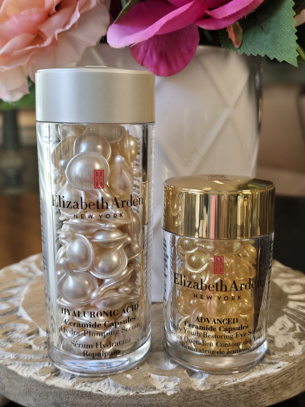 Elizabeth Arden Hyaluronic Acid Ceramide Capsules - Pearl/Gold